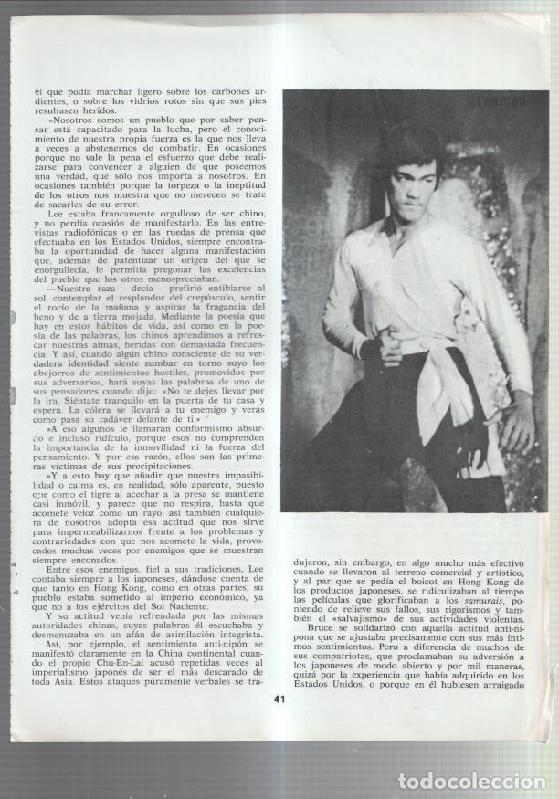 Otros art&iacute;culos de coleccionismo en papel: Lamina Bruce Lee numerada 13 -