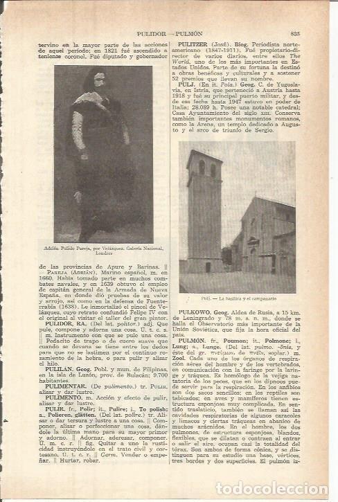 Otros art&iacute;culos de coleccionismo en papel: LAMINA ESPASA 37847: Basilica de Pulj, Croacia - Varios