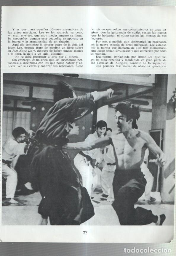 Otros art&iacute;culos de coleccionismo en papel: Lamina Bruce Lee numerada 05 -