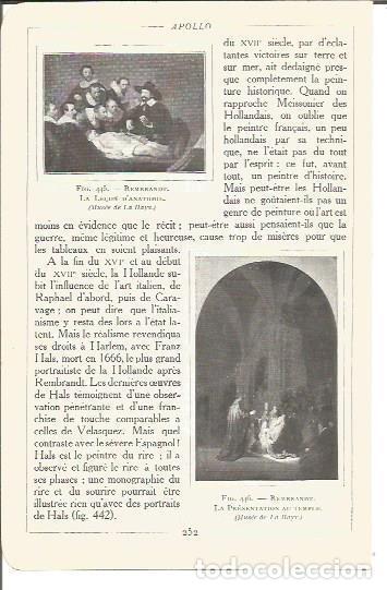 Altri oggetti di carta: LAMINA V00216: La Leccion de Anatomia y La Presentacion en el Templo, por Rembrandt - Salomon Reinac