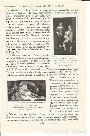 Sammelleidenschaft Andere Papierartikel: LAMINA V00222: Obras por A. Van Dyck - Salomon Reinach