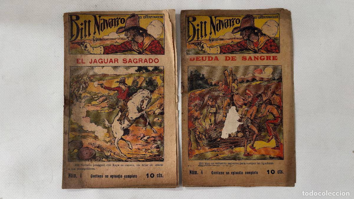 Paper Collecting Others: LOTE C&Oacute;MICS ANTIGUOS BILL NAVARRO AVENTURAS Y VIAJES N&ordm;1 Y N&ordm;4