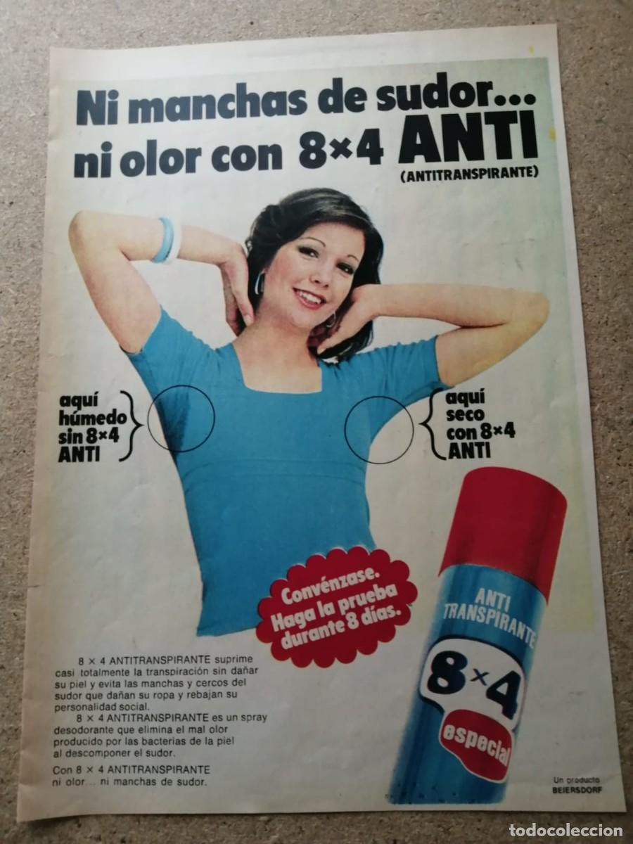 Otros Art&iacute;culos de Coleccionismo en Papel: ANUNCIO. ANTITRANSPIRANTE 8 X 4