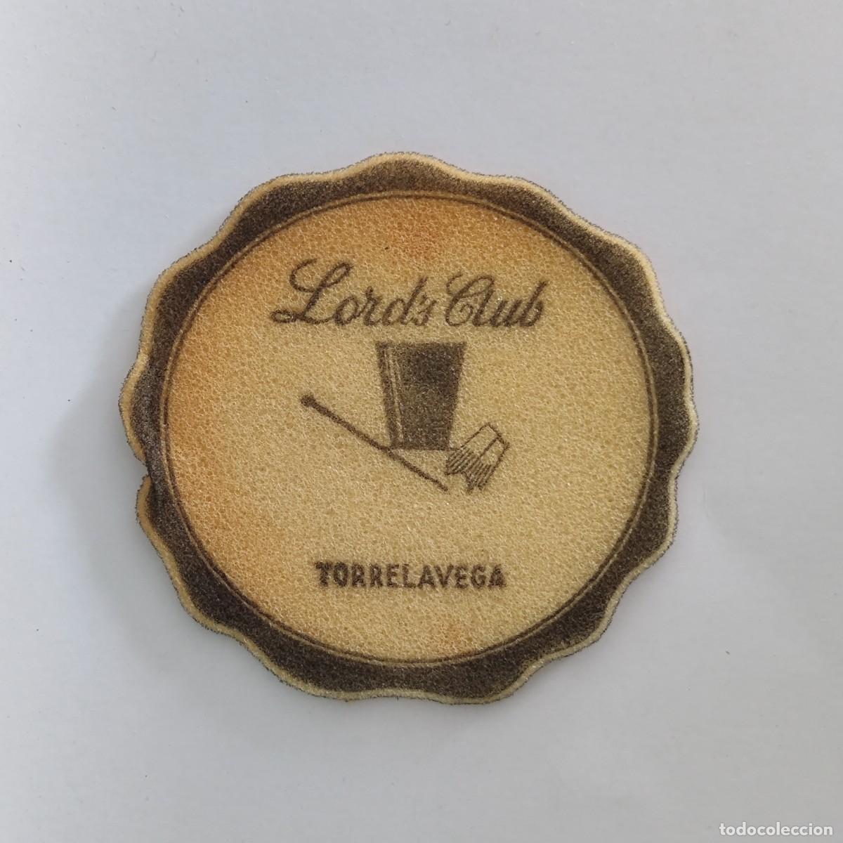 Otros Art&iacute;culos de Coleccionismo en Papel: POSAVASOS ESPUMA - CANTABRIA / TORRELAVEGA - LORD'S CLUB - SOMBRERO