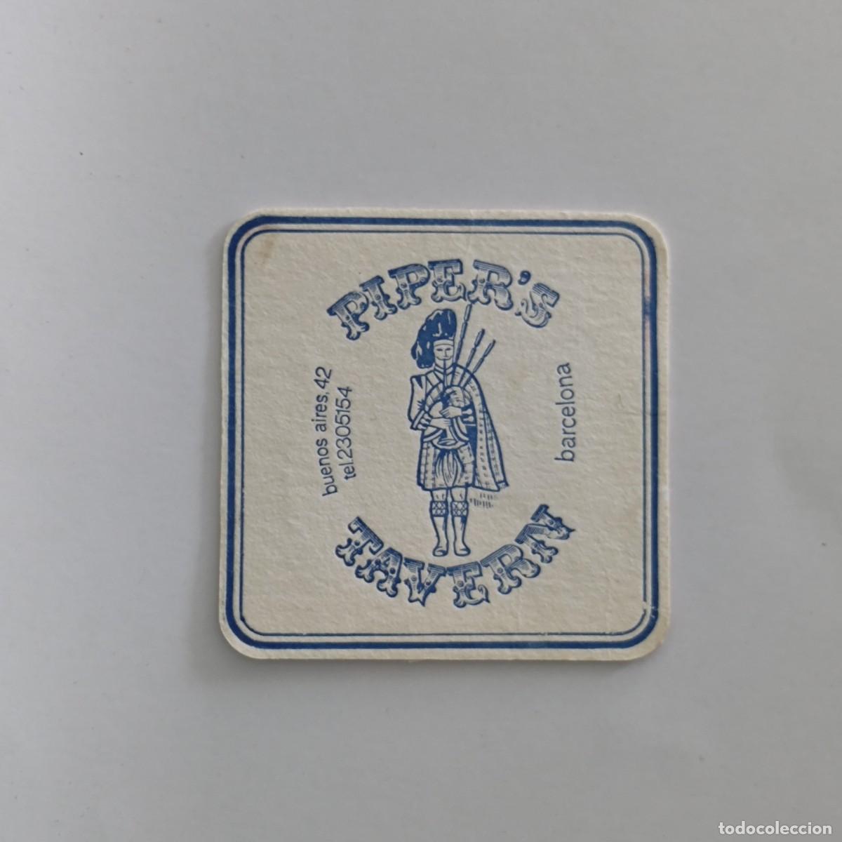 Sammelleidenschaft Andere Papierartikel: POSAVASOS - BARCELONA - PIPER'S TAVERN - GAITA MUSICA ESCOCIA