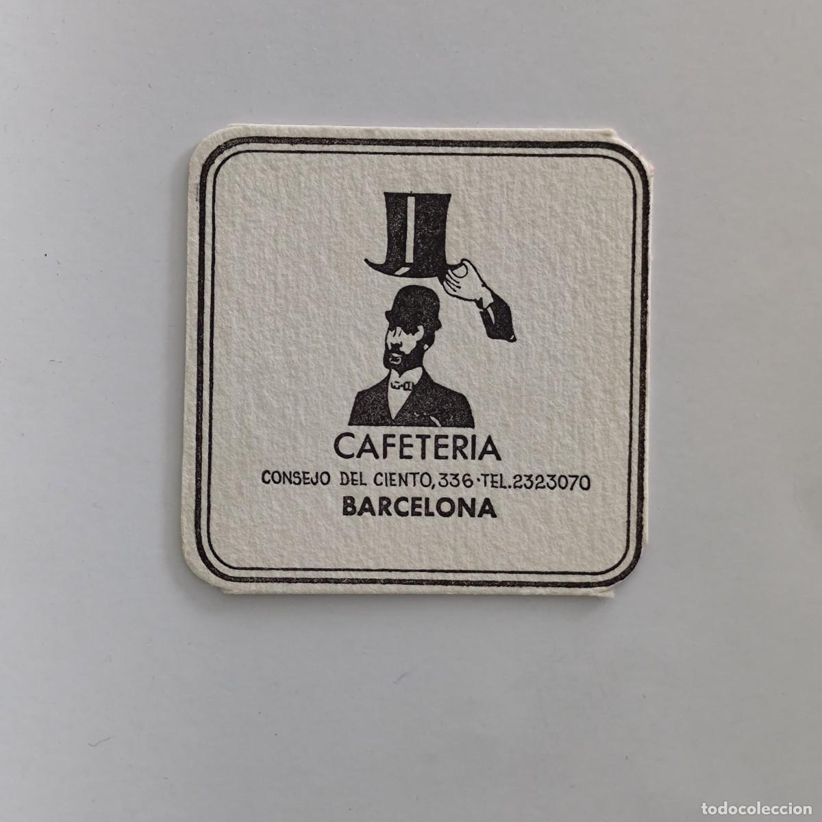 Otros Art&iacute;culos de Coleccionismo en Papel: POSAVASOS ESPUMA - BARCELONA - CAFETERIA / CONSEJO DE CIENTO 336 - SOMBRERO
