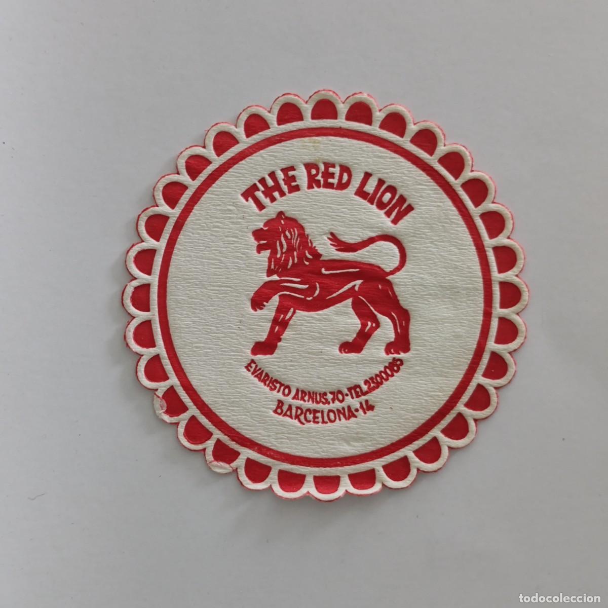 Otros Art&iacute;culos de Coleccionismo en Papel: POSAVASOS ESPUMA - BARCELONA - THE RED LION - LEON FAUNA