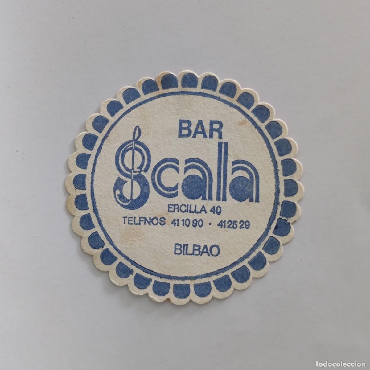 Otros Art&iacute;culos de Coleccionismo en Papel: POSAVASOS ESPUMA - BIZKAIA / BILBAO - BAR SCALA