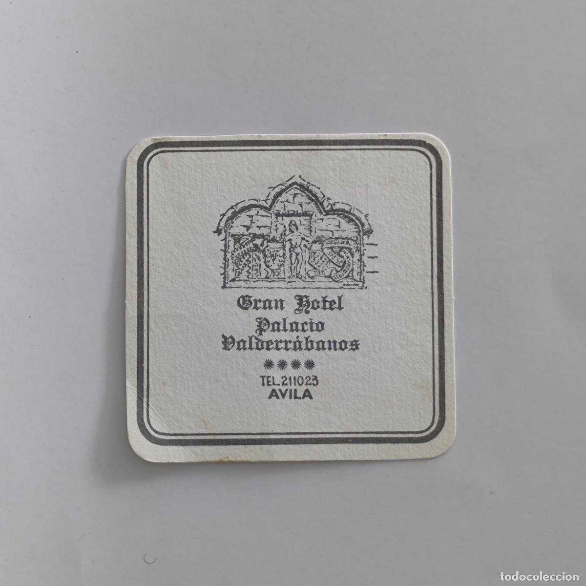 Otros Art&iacute;culos de Coleccionismo en Papel: POSAVASOS - AVILA - GRAN HOTEL PALACIO VALDERRABANOS