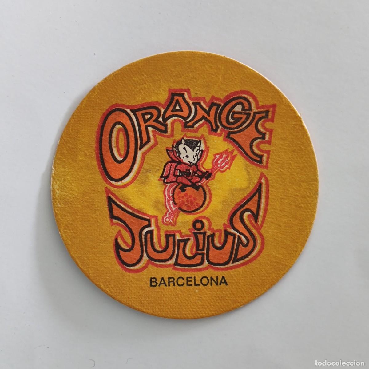 Otros Art&iacute;culos de Coleccionismo en Papel: POSAVASOS - BARCELONA - ORANGE JULIUS - DEMONIO