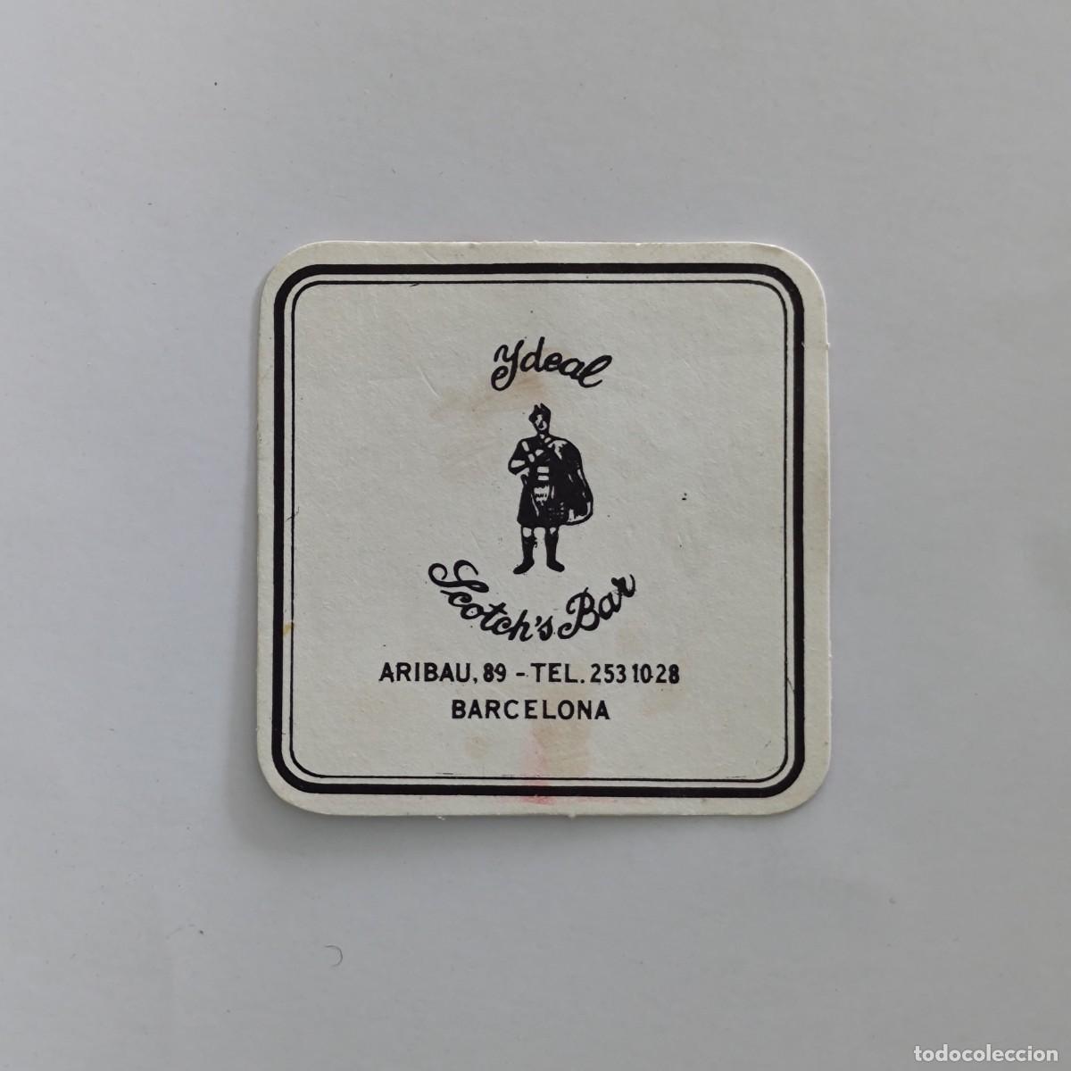 Otros Art&iacute;culos de Coleccionismo en Papel: POSAVASOS - BARCELONA - IDEAL SCOTCH BAR