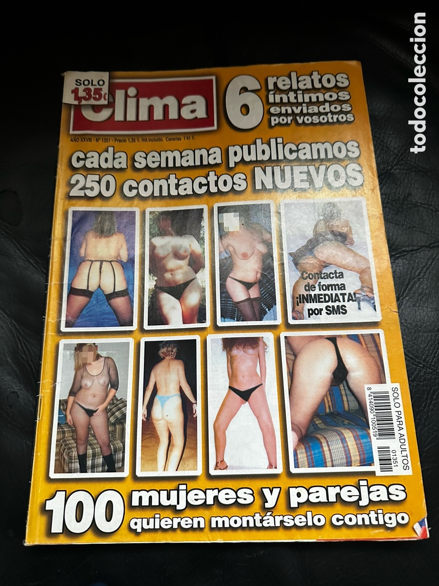 Otros Art&iacute;culos de Coleccionismo en Papel: Entrevista para adultos clima a&ntilde;o XXVIII N&uacute;mero 1351