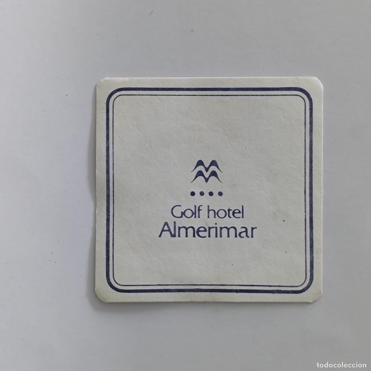 Otros Art&iacute;culos de Coleccionismo en Papel: POSAVASOS - ALMERIA - GOLF HOTEL ALMERIMAR