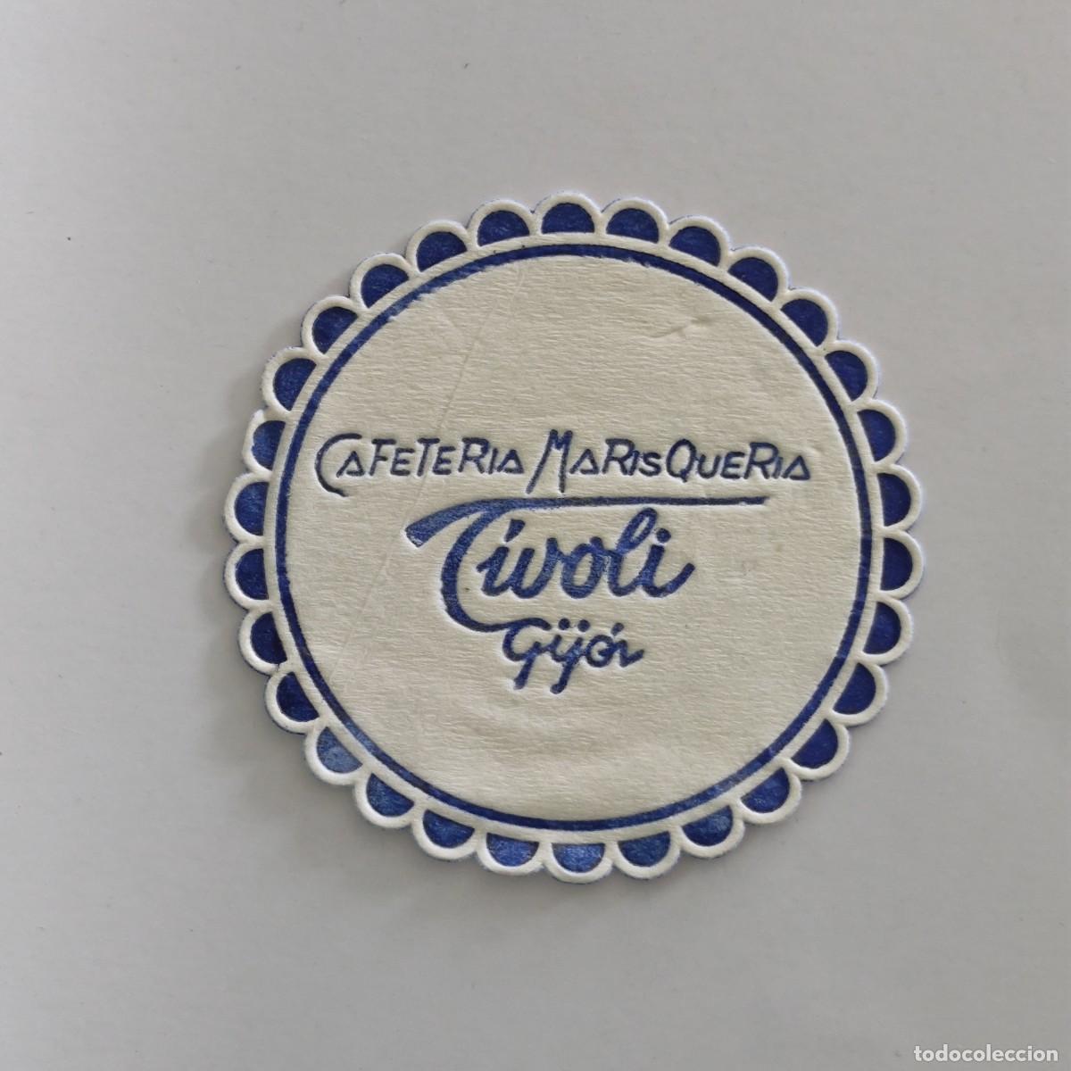 Otros Art&iacute;culos de Coleccionismo en Papel: POSAVASOS - ASTURIAS / GIJON - TIVOLI - CAFETERIA MARISQUERIA