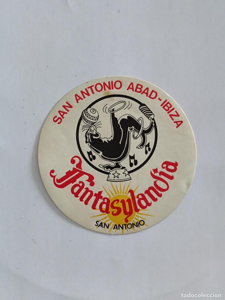 Otros Art&iacute;culos de Coleccionismo en Papel: PEGATINA ADHESIVO - ILLES BALEARS / SAN ANTONIO ABAD IBIZA - FANTASYLANDIA - FOCA FAUNA
