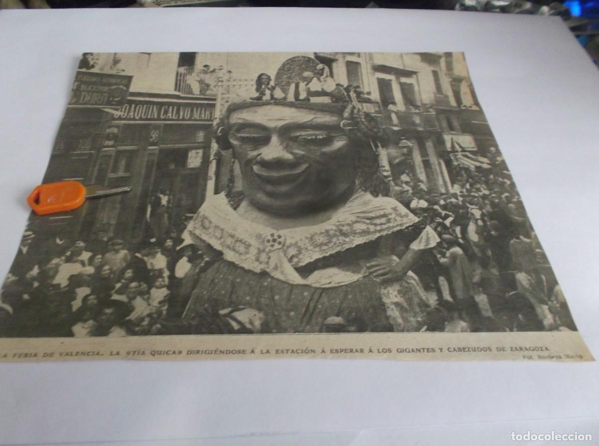 Otros Art&iacute;culos de Coleccionismo en Papel: RECORTE A&Ntilde;O 1905(VALENCIA)FER&Iacute;A,LA T&Iacute;A QUICA VA &Aacute; LA ESTACI&Oacute;N &Aacute; LOS GIGANTES Y CABEZUDOS DE ZARAGOZA