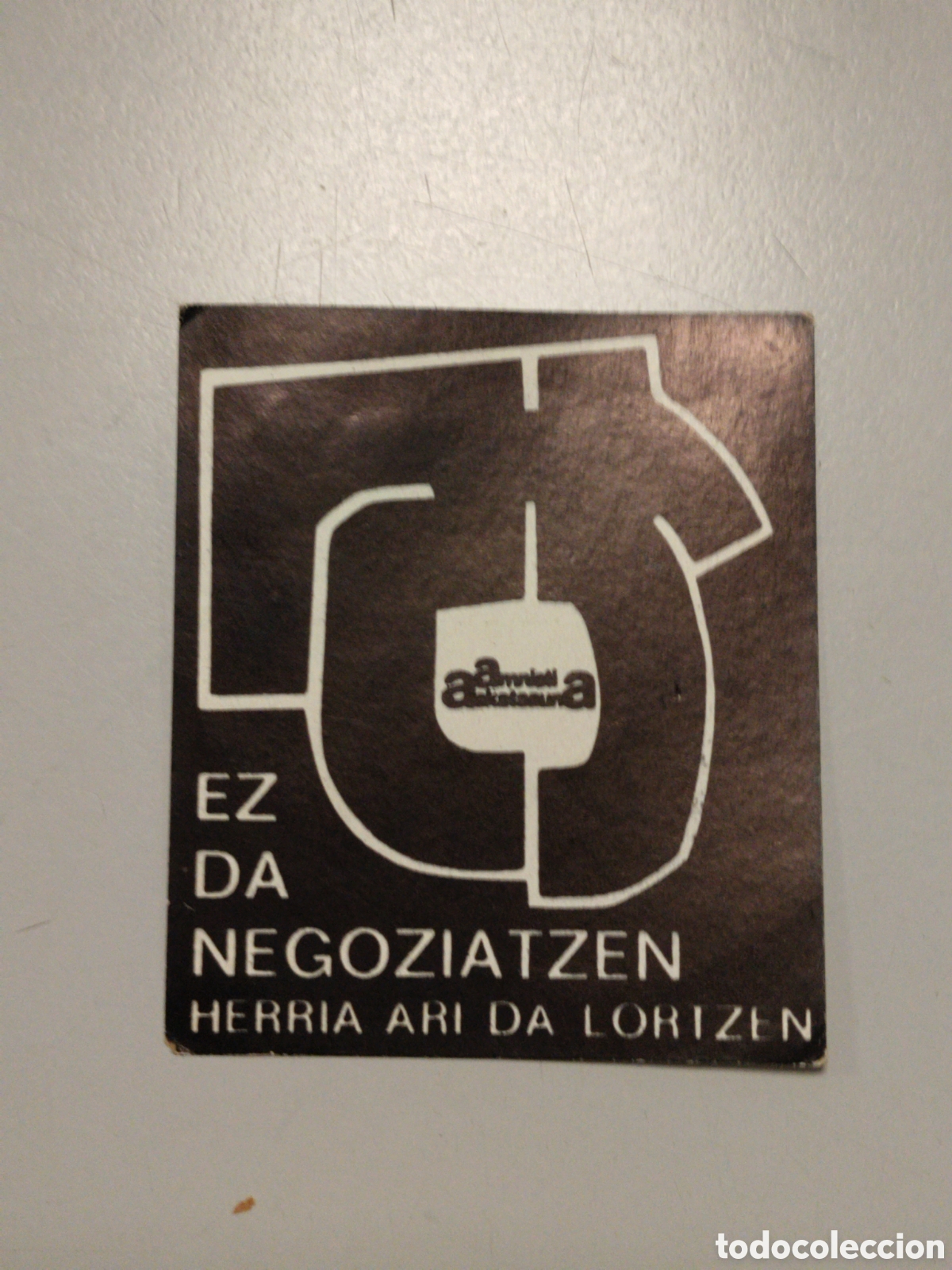 Otros Art&iacute;culos de Coleccionismo en Papel: Pegatina pol&iacute;tica transici&oacute;n euskadi.herri batasuna.eta.pnv.hb.jarrai.eka.mce.ort.oic.