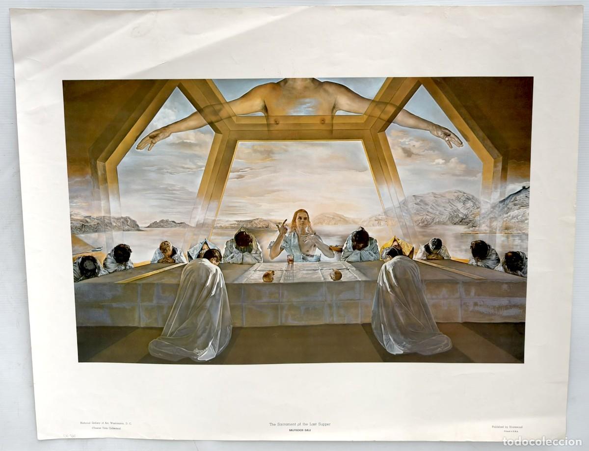 Otros art&iacute;culos de coleccionismo en papel: L&Aacute;MINA SALVADOR DAL&Iacute; - EL SACRAMENTO DE LA &Uacute;LTIMA CENA - NATIONAL GALLERY WASHINGTON