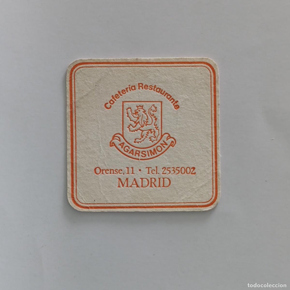 Otros Art&iacute;culos de Coleccionismo en Papel: POSAVASOS - MADRID - ALBANY - CAFETERIAS (TINTA NARANJA) - LEON FAUNA HERALDICA
