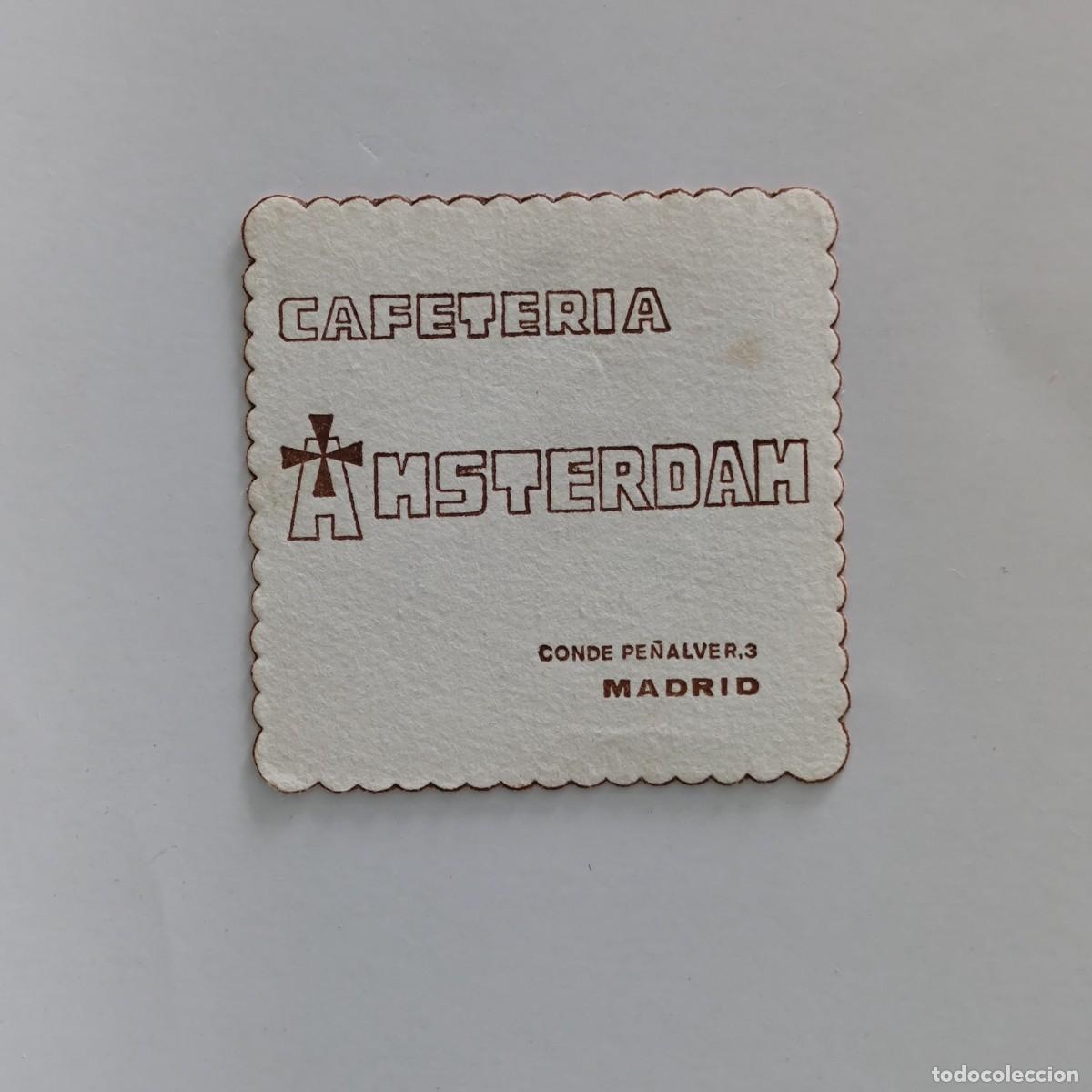 Otros Art&iacute;culos de Coleccionismo en Papel: POSAVASOS - MADRID - AMSTERDAM - CAFETERIA - MOLINO DE VIENTO PAISES BAJOS HOLANDA