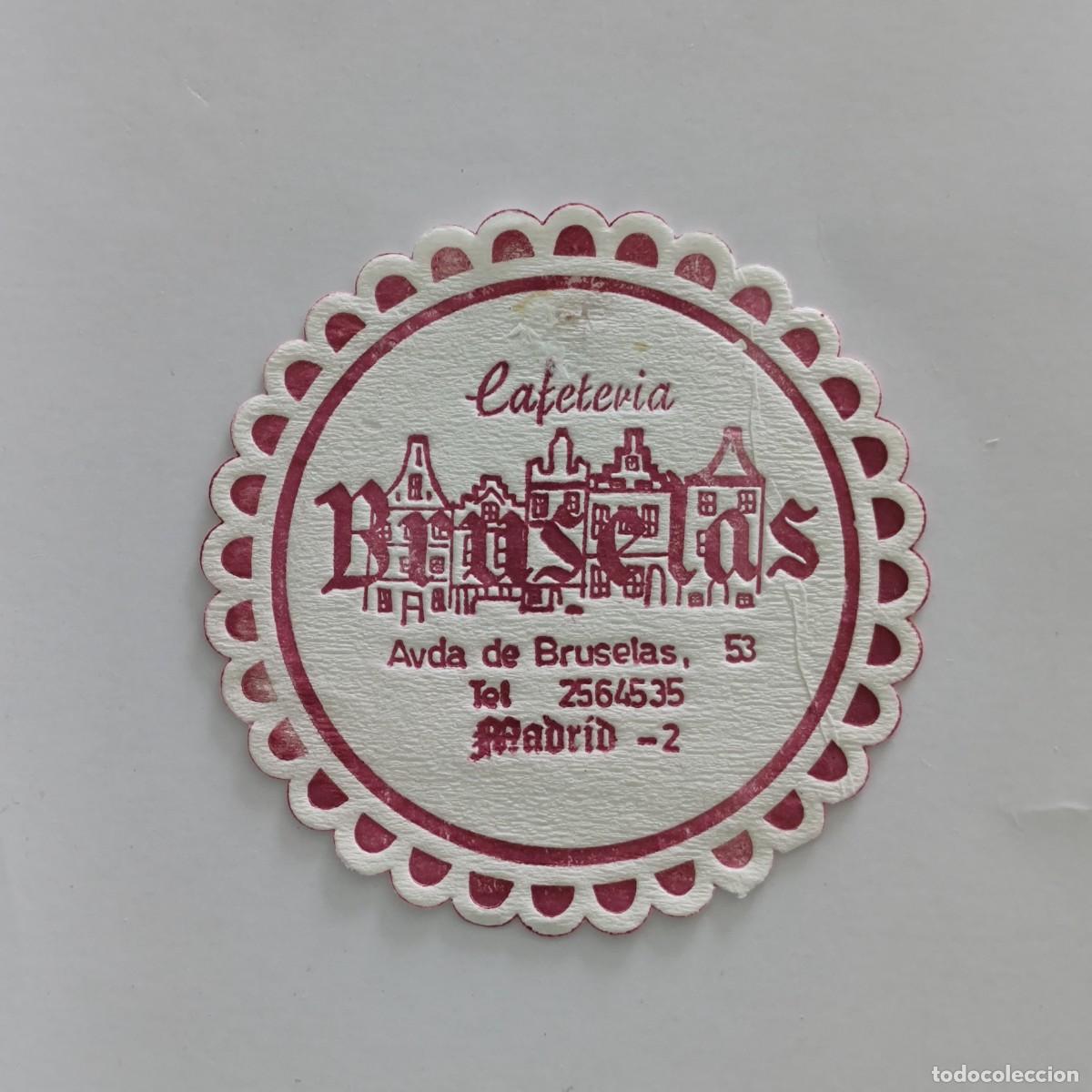 Otros Art&iacute;culos de Coleccionismo en Papel: POSAVASOS - MADRID - BRUSELAS - CAFETERIA - BELGICA