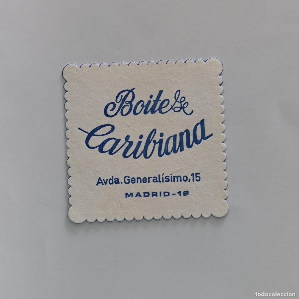 Otros Art&iacute;culos de Coleccionismo en Papel: POSAVASOS - MADRID - CARIBIANA - BOITE