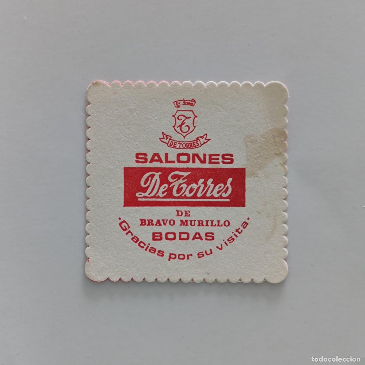 Otros Art&iacute;culos de Coleccionismo en Papel: POSAVASOS - MADRID - DE TORRES - SALONES BODAS BRAVO MURILLO