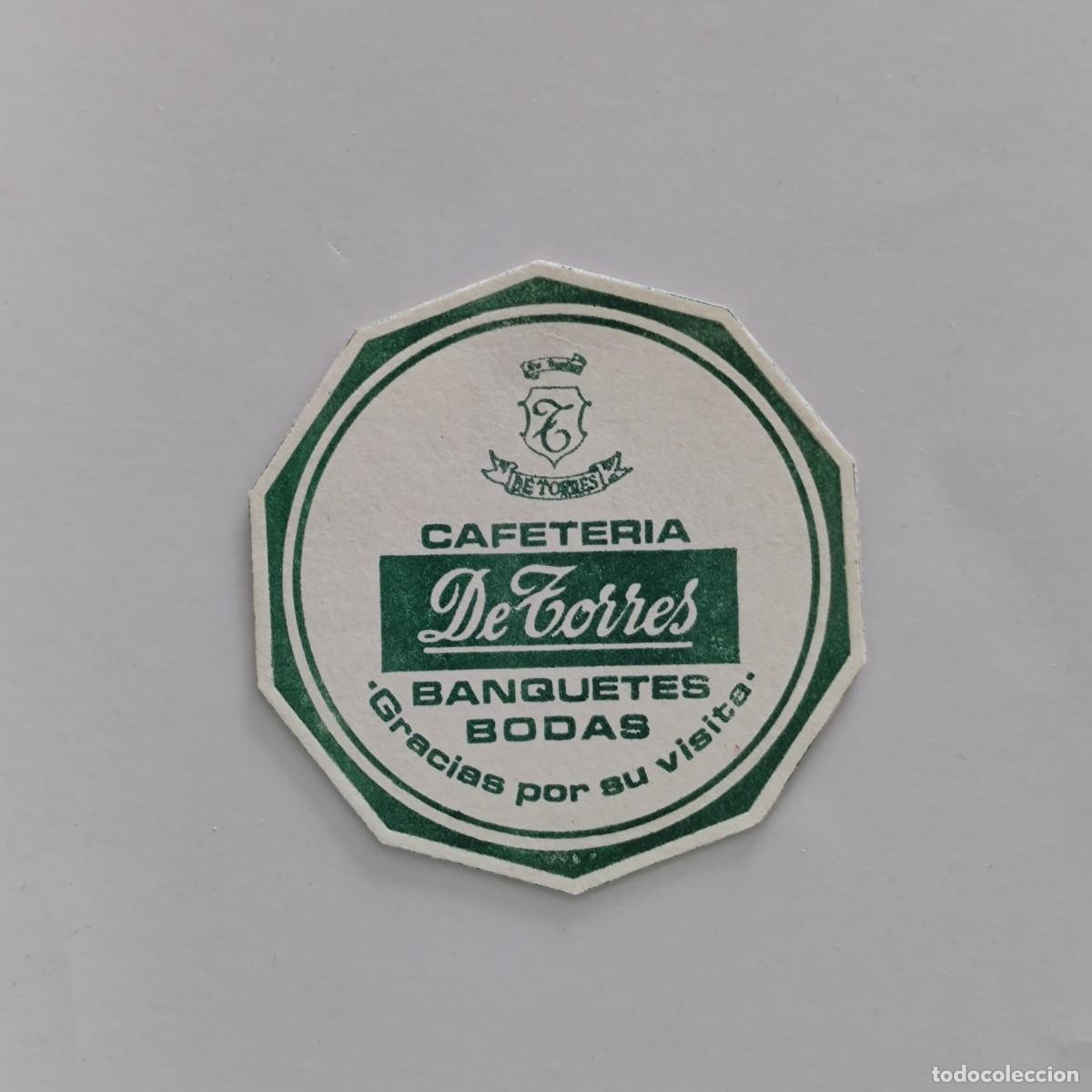 Otros Art&iacute;culos de Coleccionismo en Papel: POSAVASOS - MADRID - DE TORRES - CAFETERIA BANQUETES BODAS