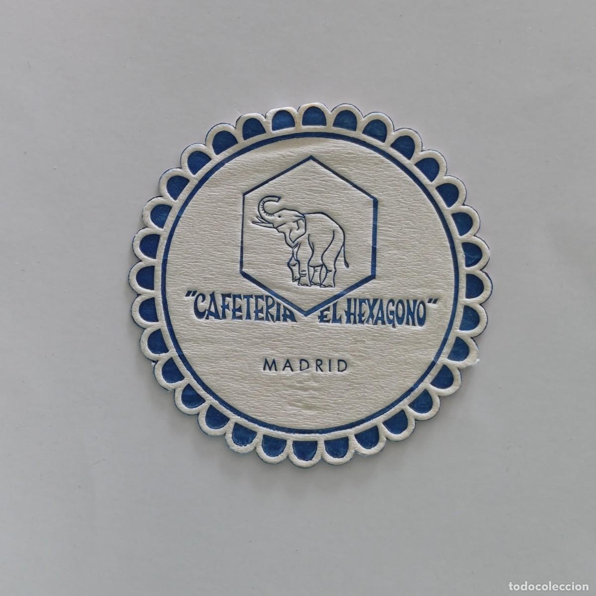 Otros Art&iacute;culos de Coleccionismo en Papel: POSAVASOS - MADRID - EL HEXAGONO - CAFETERIA - ELEFANTE FAUNA