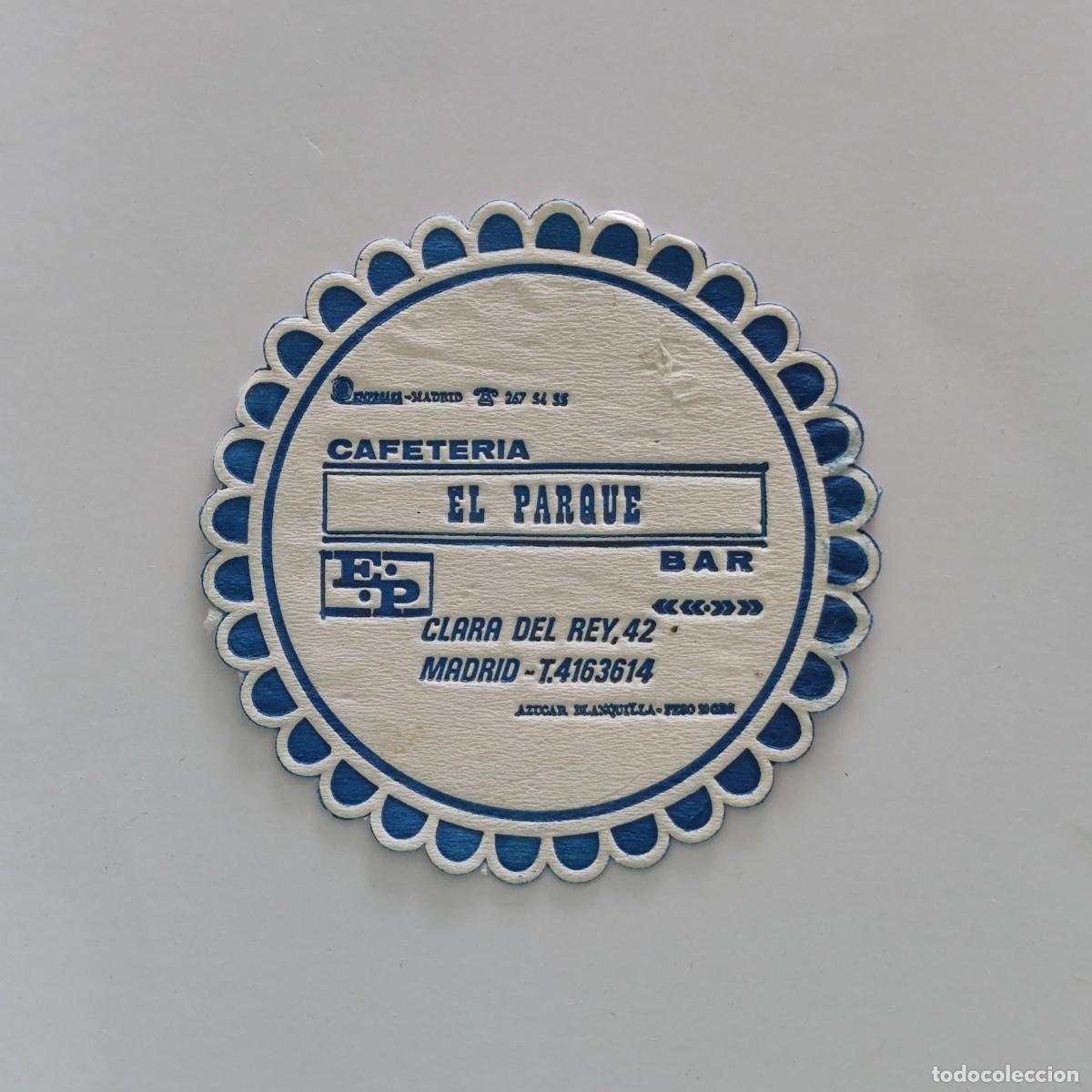 Sammelleidenschaft Andere Papierartikel: POSAVASOS - MADRID - EL PARQUE - CAFETERIA BAR / EMPROASA AZUCAR