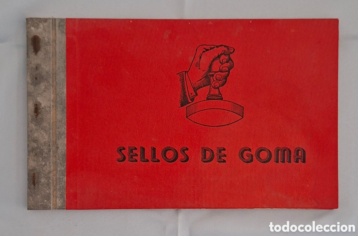 Otros Art&iacute;culos de Coleccionismo en Papel: Muestrario de Sellos de Goma y Marcas El&aacute;sticas