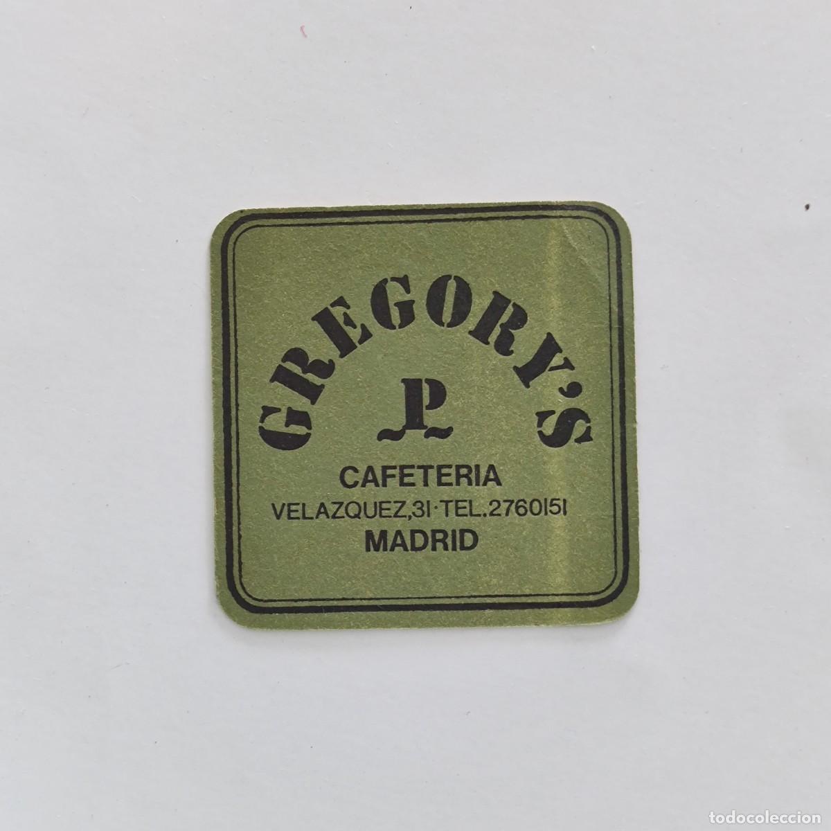 Otros Art&iacute;culos de Coleccionismo en Papel: POSAVASOS - MADRID - GREGORY'S P - CAFETERIA