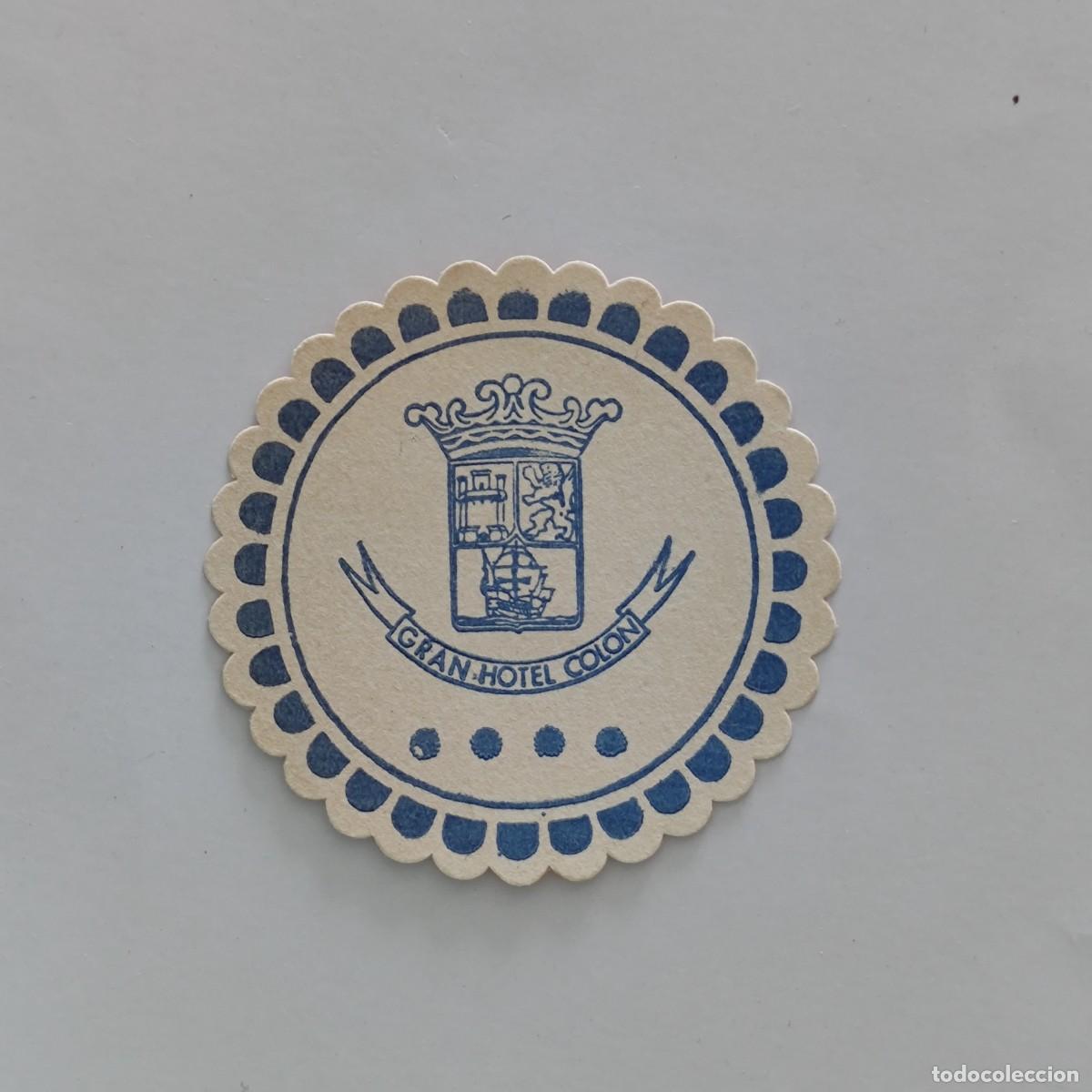 Otros Art&iacute;culos de Coleccionismo en Papel: POSAVASOS - MADRID - GRAN HOTEL COLON - HERALDICA - BARCO