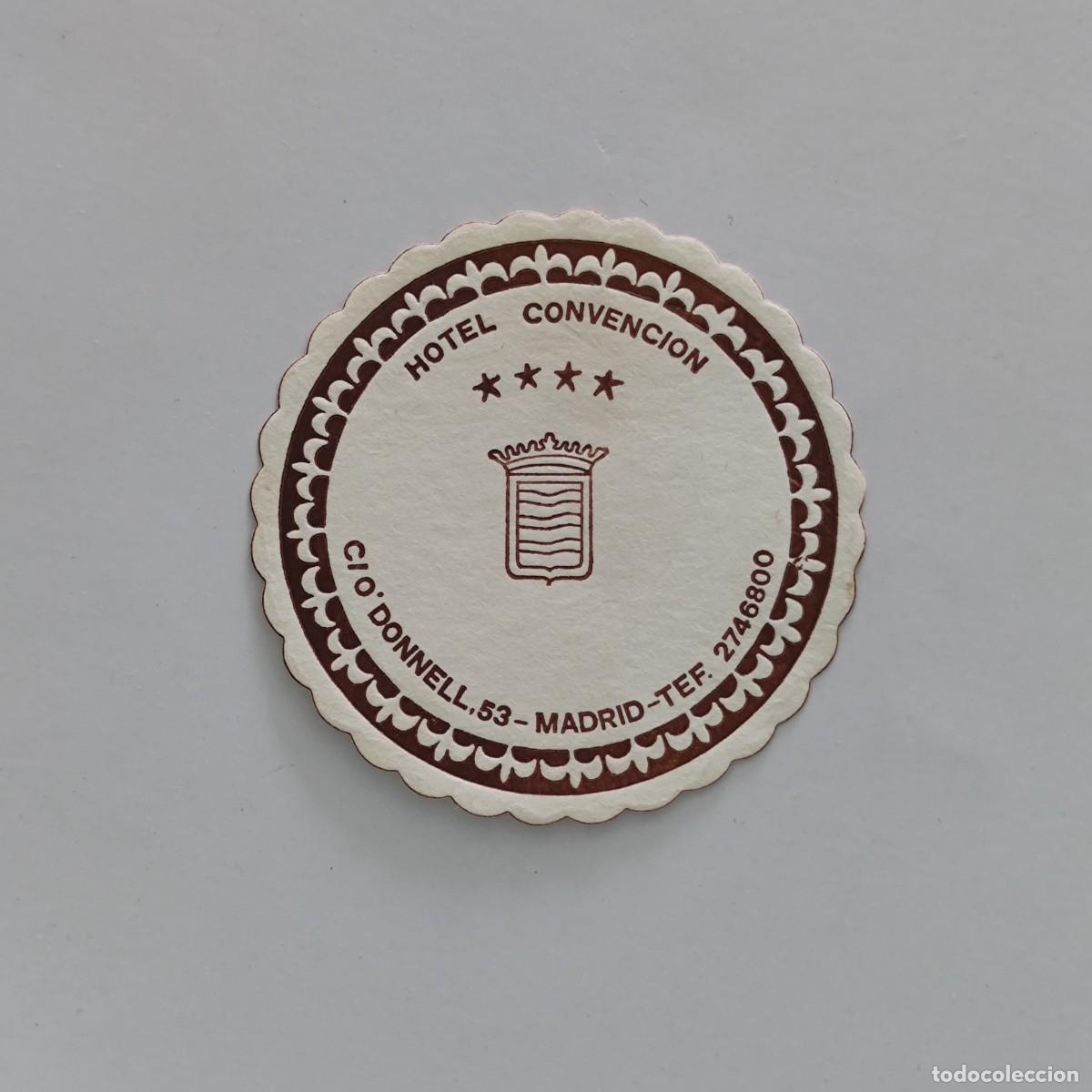 Otros Art&iacute;culos de Coleccionismo en Papel: POSAVASOS - MADRID - HOTEL CONVENCION - HERALDICA