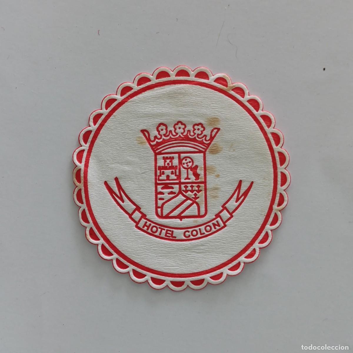 Sammelleidenschaft Andere Papierartikel: POSAVASOS - MADRID - HOTEL COLON - HERALDICA