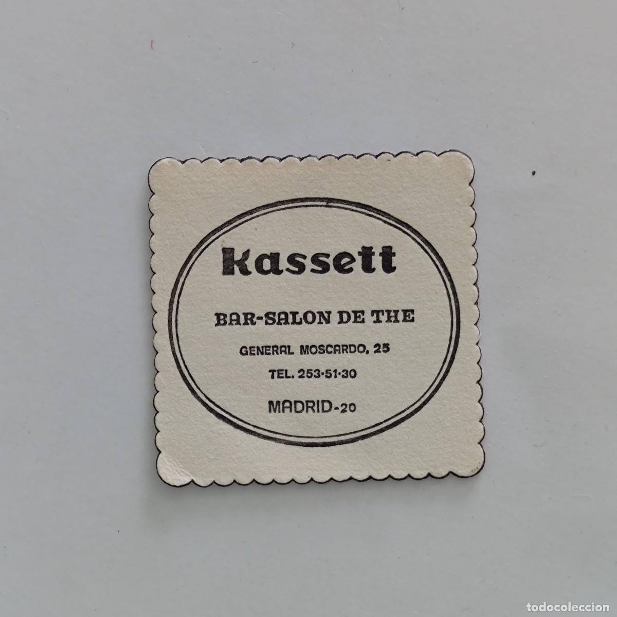 Otros Art&iacute;culos de Coleccionismo en Papel: POSAVASOS - MADRID - KASSETT - BAR SALON DE THE