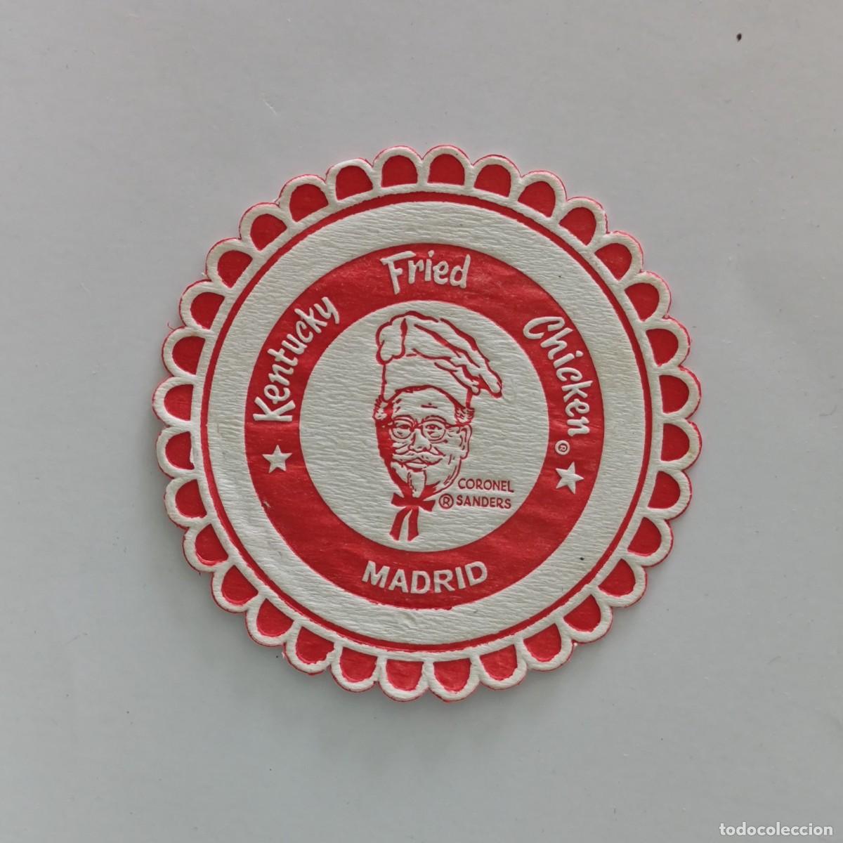 Sammelleidenschaft Andere Papierartikel: POSAVASOS - MADRID - KENTUCKY FRIED CHICKEN / CORONEL SANDERS -