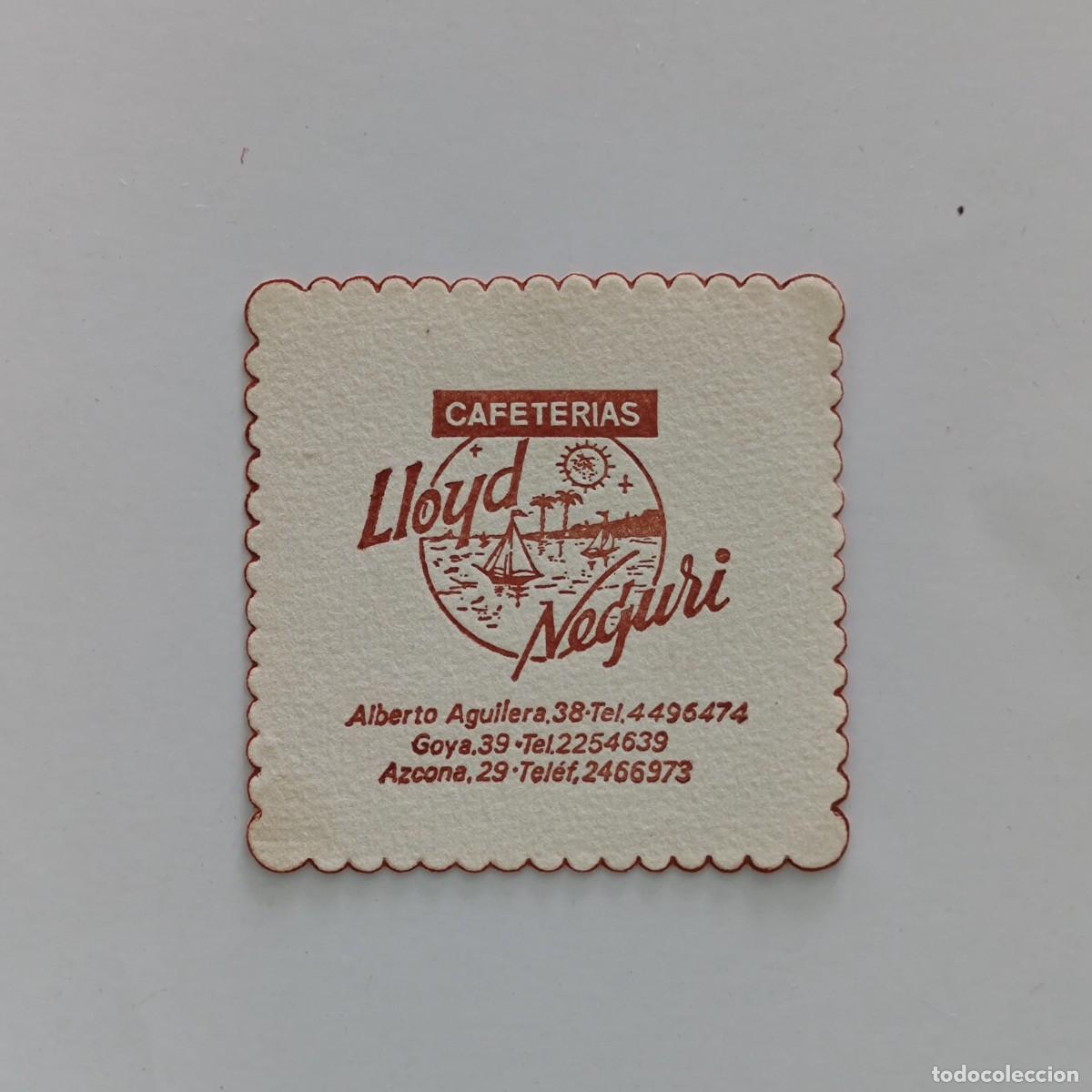 Otros Art&iacute;culos de Coleccionismo en Papel: POSAVASOS - MADRID - LLOYD NEGURI - CAFETERIAS - BARCO PALMERA