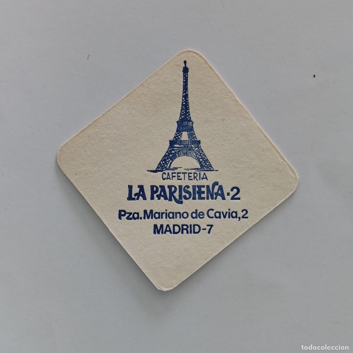 Otros Art&iacute;culos de Coleccionismo en Papel: POSAVASOS - MADRID - LA PARISIENA-2 - CAFETERIA - TORRE EIFFEL PARIS FRANCIA