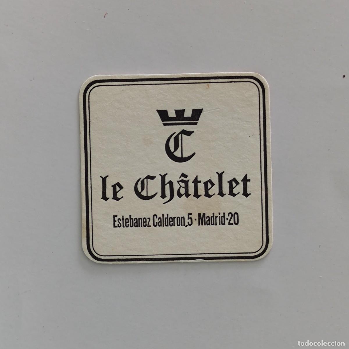Otros Art&iacute;culos de Coleccionismo en Papel: POSAVASOS - MADRID - LE CHATELET