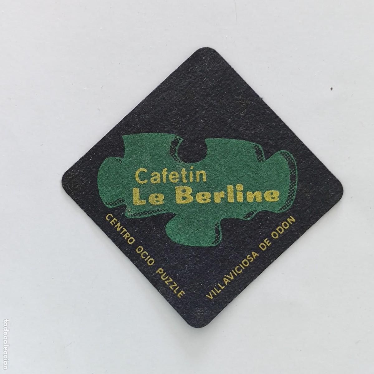 Otros Art&iacute;culos de Coleccionismo en Papel: POSAVASOS - MADRID / VILLAVICIOSA DE ODON - LE BERLINE - CAFETIN