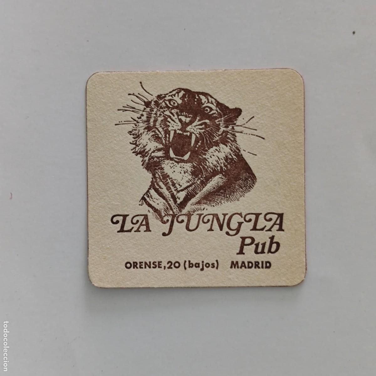 Otros Art&iacute;culos de Coleccionismo en Papel: POSAVASOS - MADRID - LA JUNGLA PUB - TIGRE FAUNA
