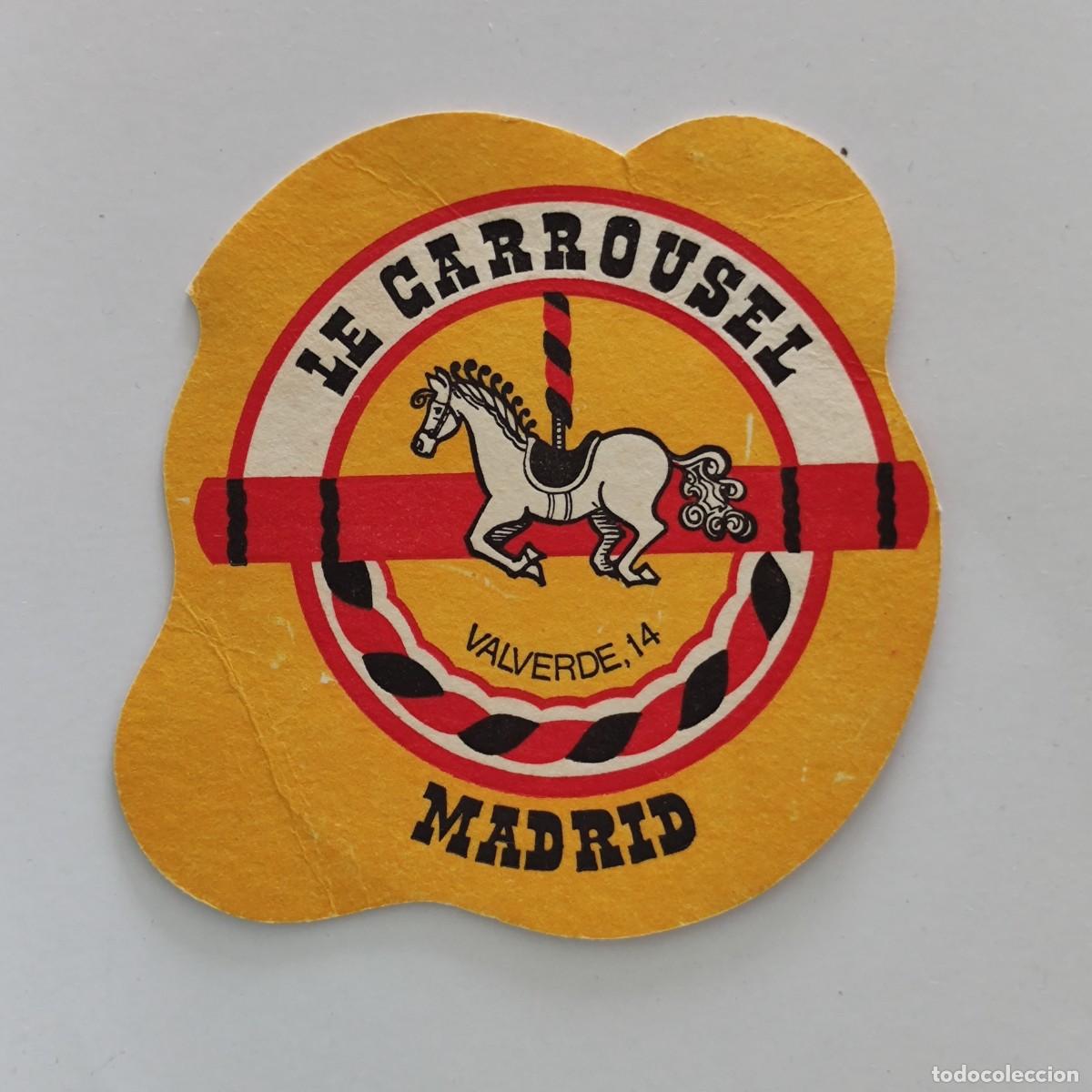 Otros Art&iacute;culos de Coleccionismo en Papel: POSAVASOS - MADRID - LE CARROUSEL - CABALLO CABALLITOS TIOVIVO ATRACCION FERIA