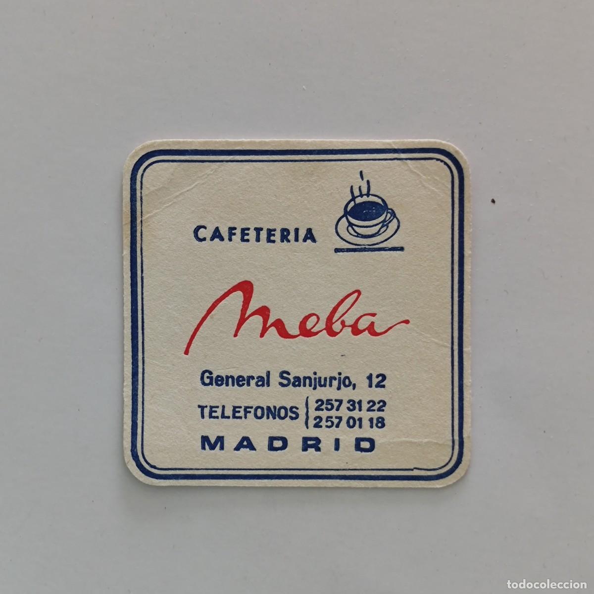 Otros Art&iacute;culos de Coleccionismo en Papel: POSAVASOS - MADRID - MEBA - CAFETERIA