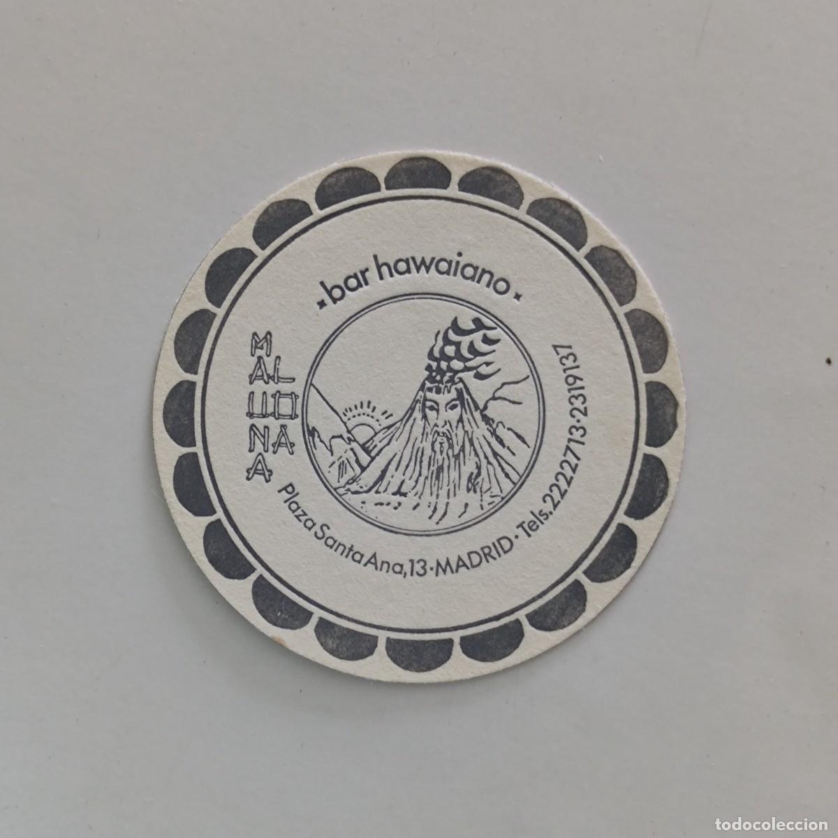 Otros Art&iacute;culos de Coleccionismo en Papel: POSAVASOS - MADRID - MAUNA LOA - BAR HAWAIANO