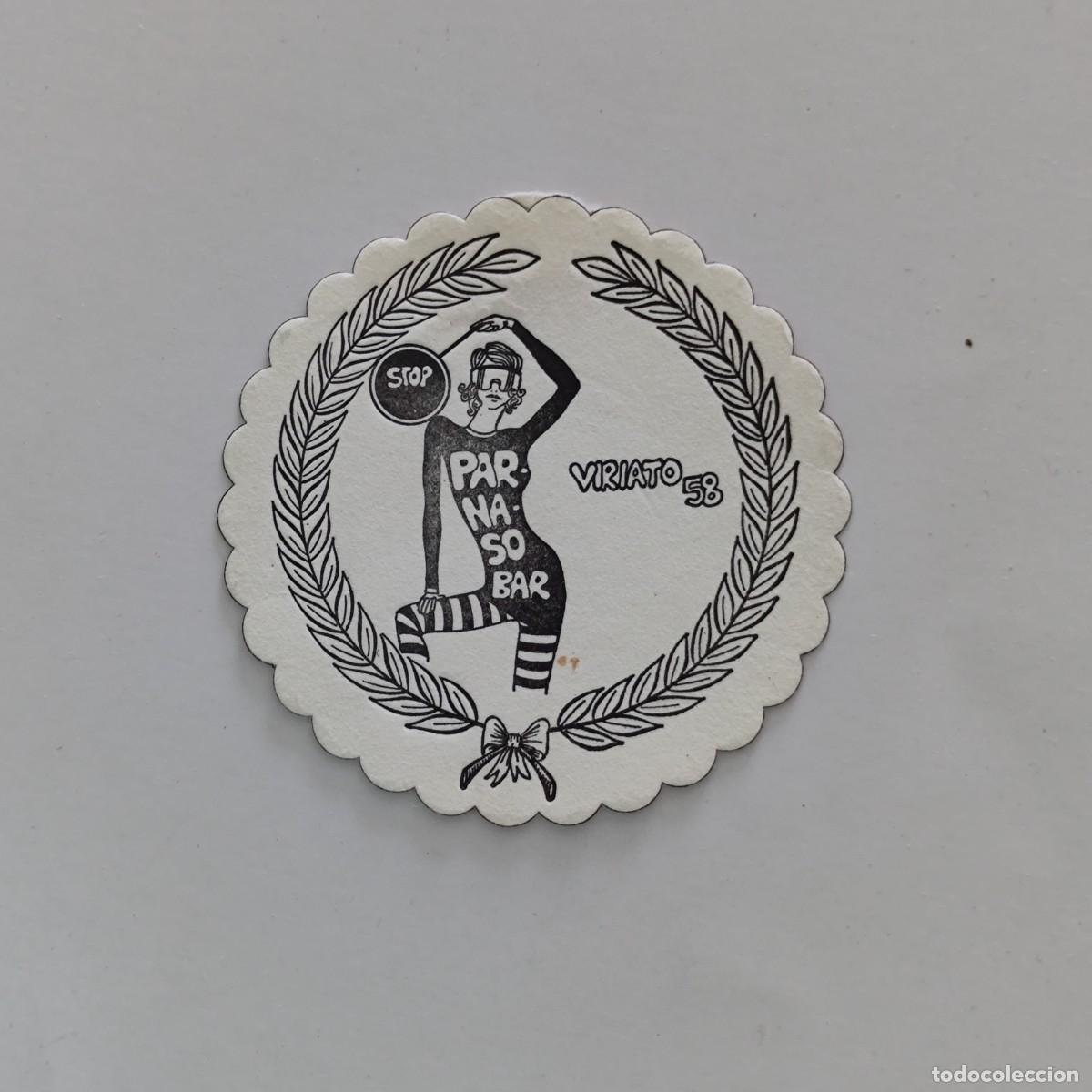 Otros Art&iacute;culos de Coleccionismo en Papel: POSAVASOS - MADRID - PARNASO BAR - MUJER