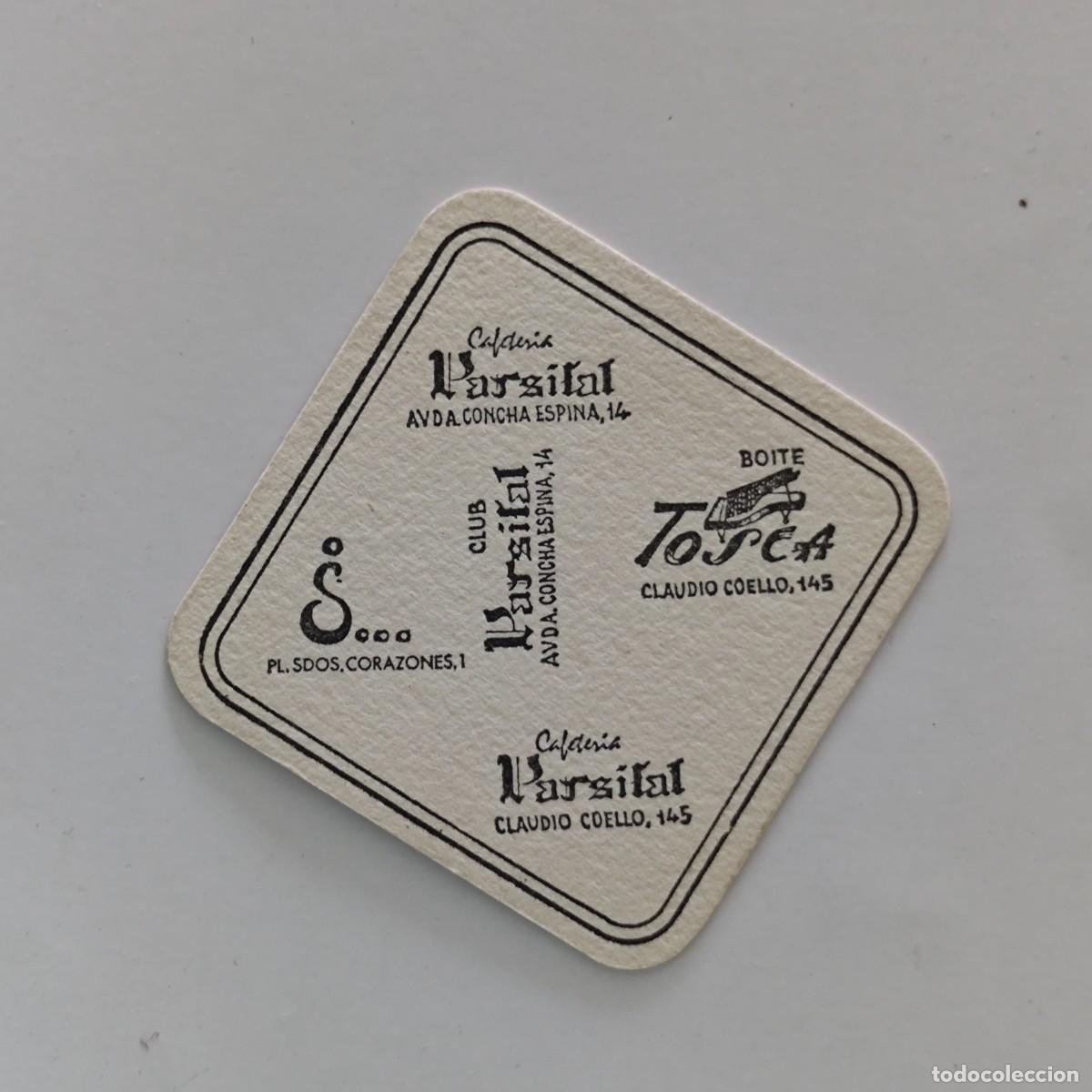Otros Art&iacute;culos de Coleccionismo en Papel: POSAVASOS - MADRID - PARSIFAL CAFETERIA CLUB /TOSCA BOITE / S...