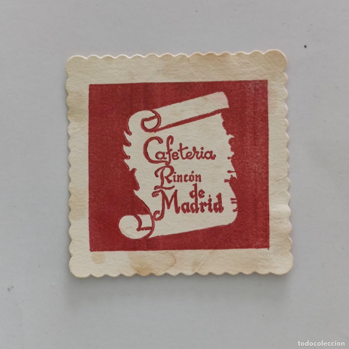 Sammelleidenschaft Andere Papierartikel: POSAVASOS - MADRID - RINCON DE MADRID - CAFETERIA