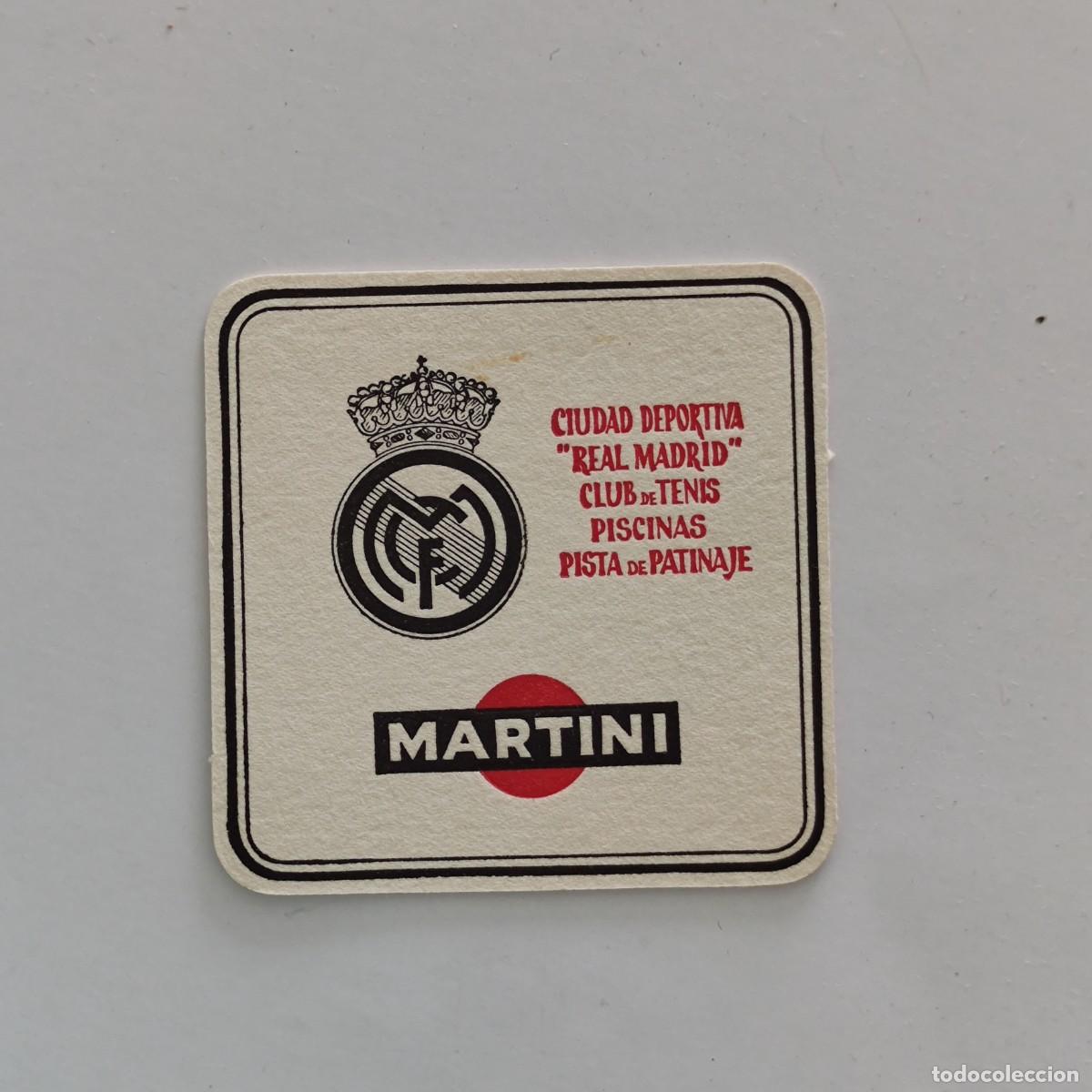 Otros Art&iacute;culos de Coleccionismo en Papel: POSAVASOS - MADRID - REAL MADRID CIUDAD DEPORTIVA / MARTINI - FUTBOL DEPORTES