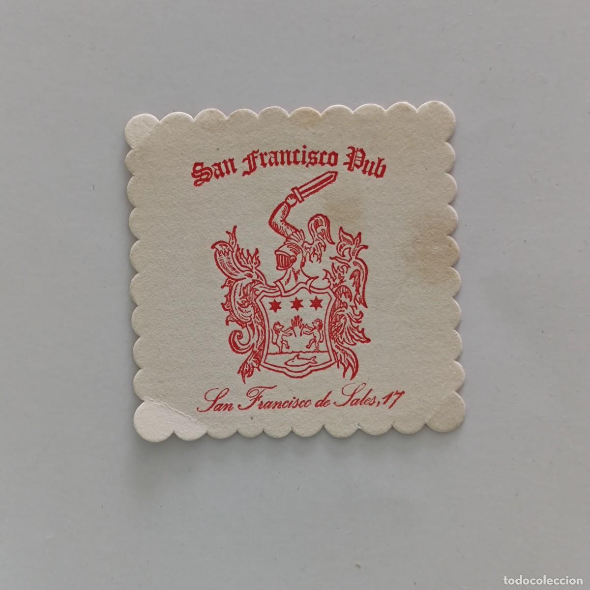 Otros Art&iacute;culos de Coleccionismo en Papel: POSAVASOS - MADRID - SAN FRANCISCO PUB - HERALDICA
